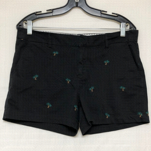 Jones New York Pants - Jones New York Embroidered Palm Tree Shorts